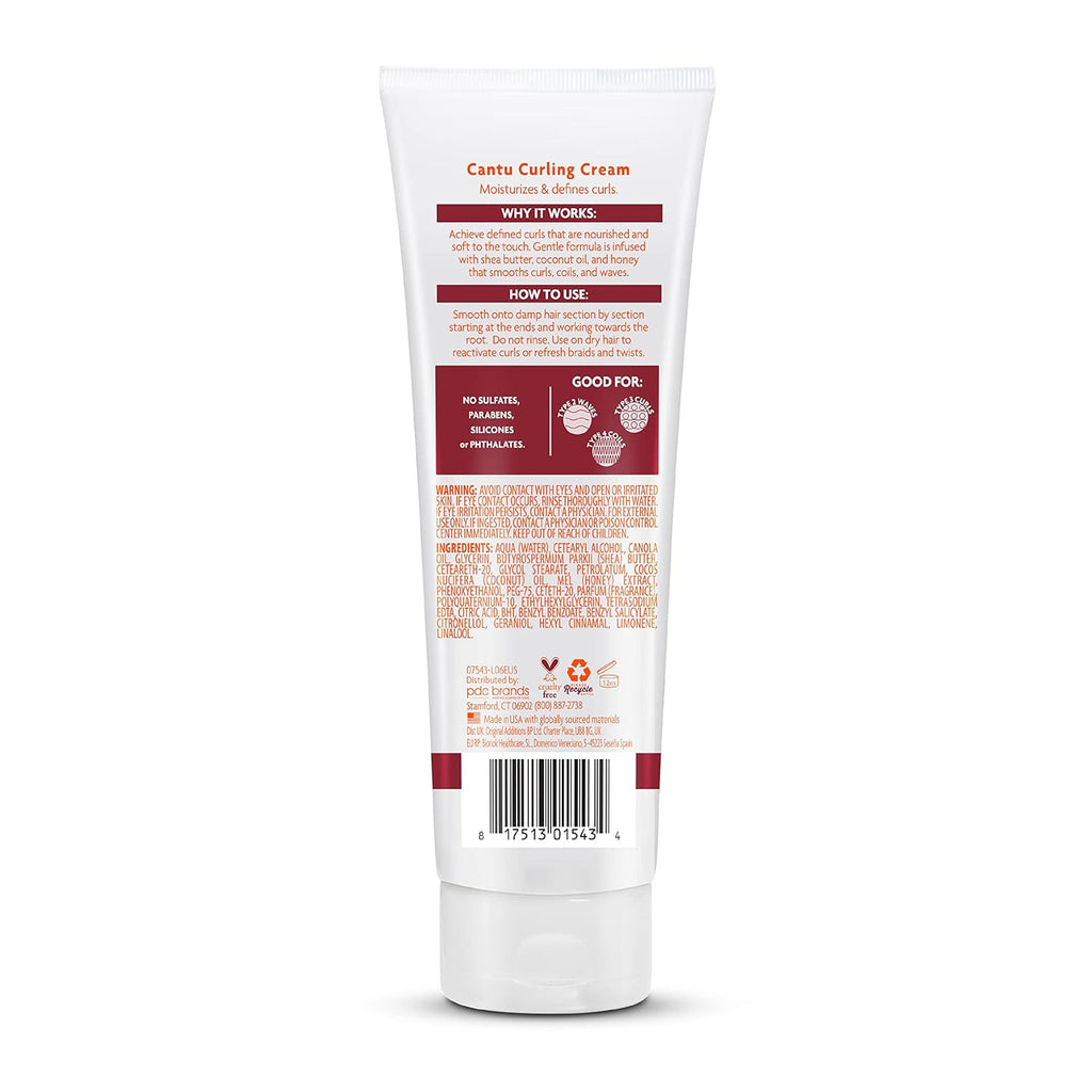 Care for Kids Paraben & Sulfate-Free Curling Cream with Shea Butter, 8 Oz (Pack of 3)