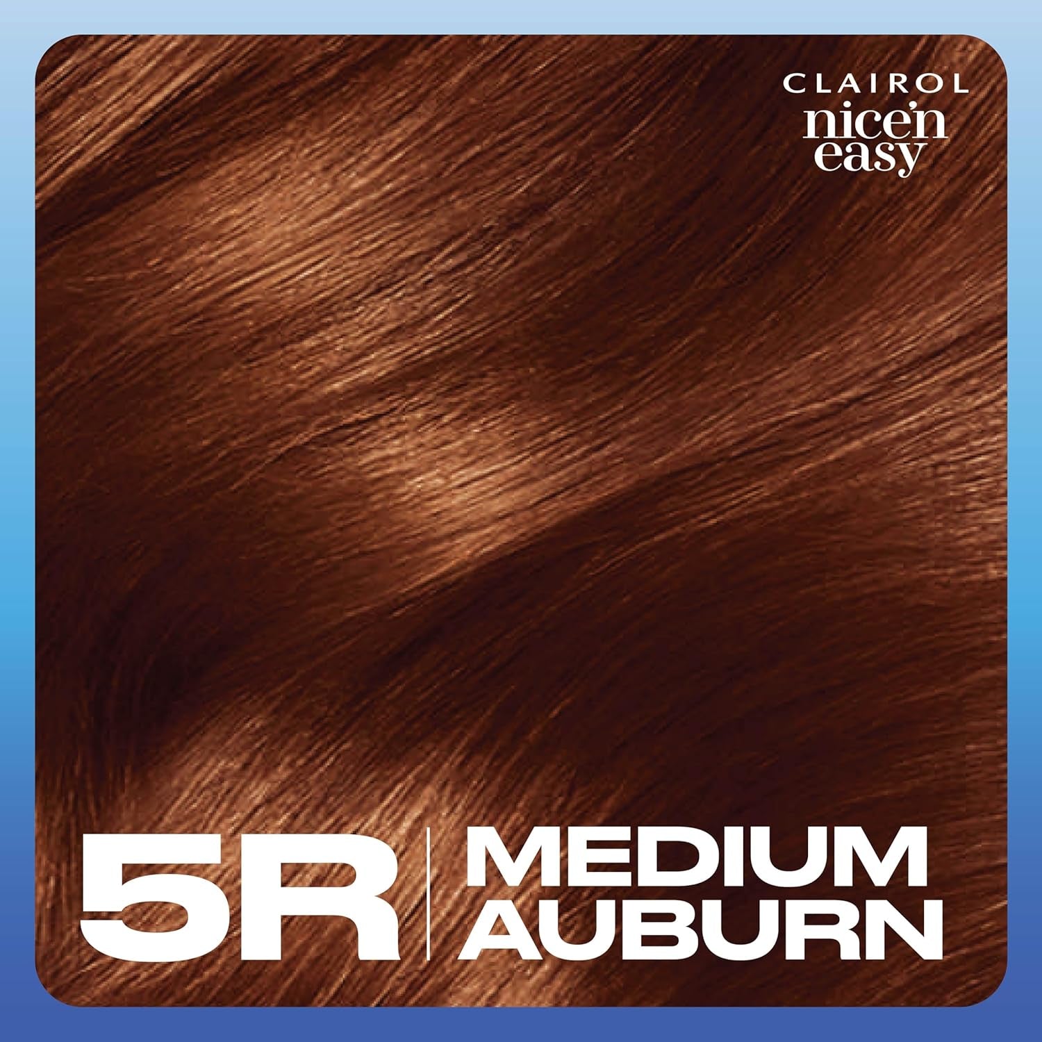 Nice'N Easy Permanent Hair Dye, 5R Medium Auburn Hair Color, Pack of 1